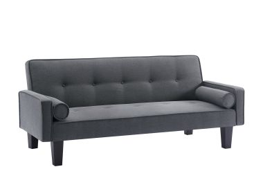 fabric sofa; medieval love seat sofa furniture; with pillows; living room button tufted sofa; pull point design