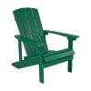 Charlestown All-Weather Adirondack Chair in Green Faux Wood
