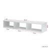 Floating TV Console,White
