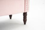 52" Bed Bench Pink Velvet