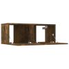 TV Cabinets 2 pcs Smoked Oak 31.5"x11.8"x11.8" Engineered Wood