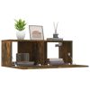 TV Cabinets 2 pcs Smoked Oak 31.5"x11.8"x11.8" Engineered Wood