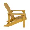 Charlestown All-Weather Adirondack Chair in Yellow Faux Wood