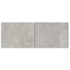 TV Cabinets 2 pcs Concrete Gray 31.5"x11.8"x11.8" Engineered Wood