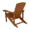Charlestown All-Weather Adirondack Chair in Teak Faux Wood