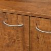 70.87" Tall Wardrobe& Kitchen Cabinet, with 6-Doors, 1-Open Shelves and 1-Drawer for bedroom,Walnut