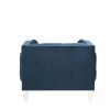 Ansario Chair; Blue Velvet 56457