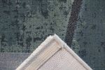 Essentials Abstract Orange; Sage; Blue; Gray; Ivory and Mauve Olefin Area Rug 8x10