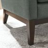 Adel 28.5&quot; W Accent Chair-Dark Gray
