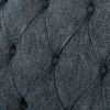 Butner Tufted Arm Chair - Navy
