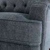Butner Tufted Arm Chair - Navy