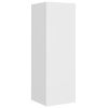 4 Piece TV Cabinet Set White Engineered Wood