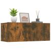 TV Cabinets 2 pcs Smoked Oak 31.5"x11.8"x11.8" Engineered Wood