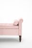 52" Bed Bench Pink Velvet