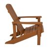 Charlestown All-Weather Adirondack Chair in Teak Faux Wood