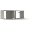 TV Cabinets 2 pcs Concrete Gray 31.5"x11.8"x11.8" Engineered Wood