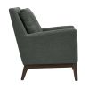 Adel 28.5&quot; W Accent Chair-Dark Gray
