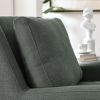 Adel 28.5&quot; W Accent Chair-Dark Gray