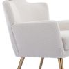 COOLMORE Accent Chair ; leisure single chair with Golden feet